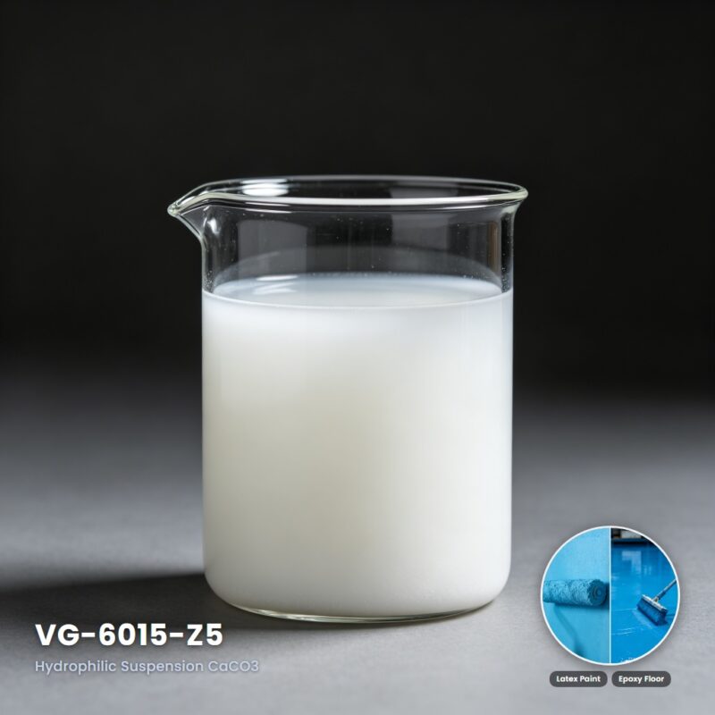 VG-6015-Z5 Hydrophilic Calcium Carbonate Powder for Stable Aqueous Suspensions & Coatings
