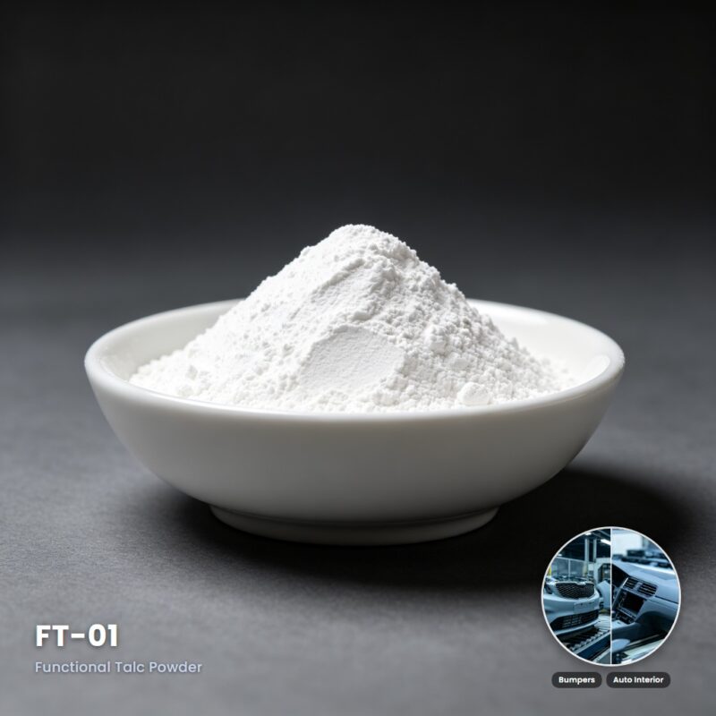 FT-01 Functional Talc Powder for Automotive Interiors and Flame-Retardant Plastics