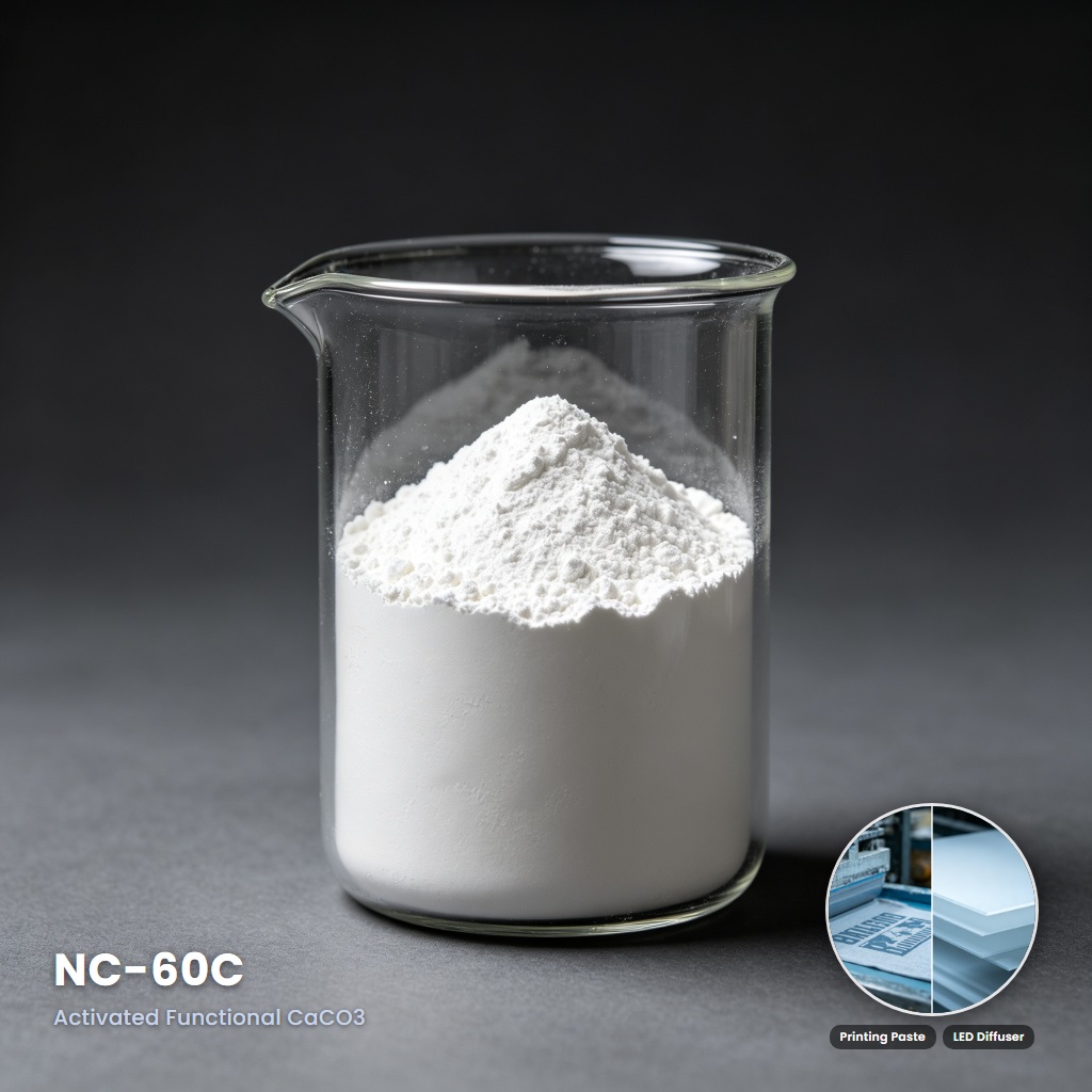 NC-60C Calcium Carbonate for Enhanced Light Diffusion and High Loading Performance