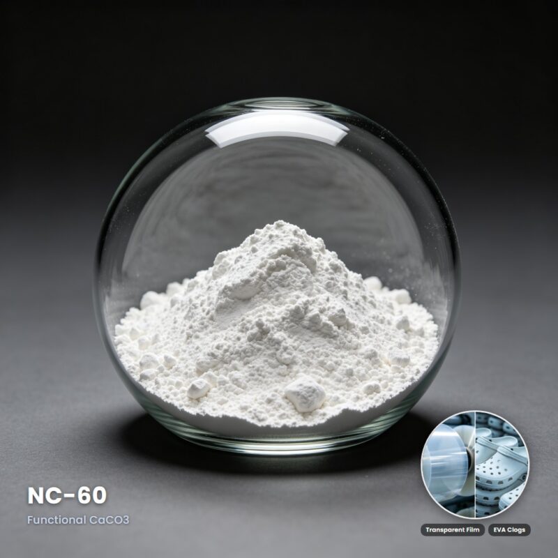 NC-60 Ultra-Fine Calcium Carbonate for Toughness, Flow & Film Clarity Enhancement
