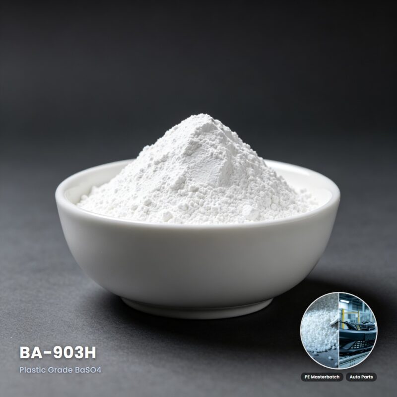 BA‑903H Ultra-Fine Barium Sulfate for Titanium Dioxide Replacement in High-Gloss Plastics