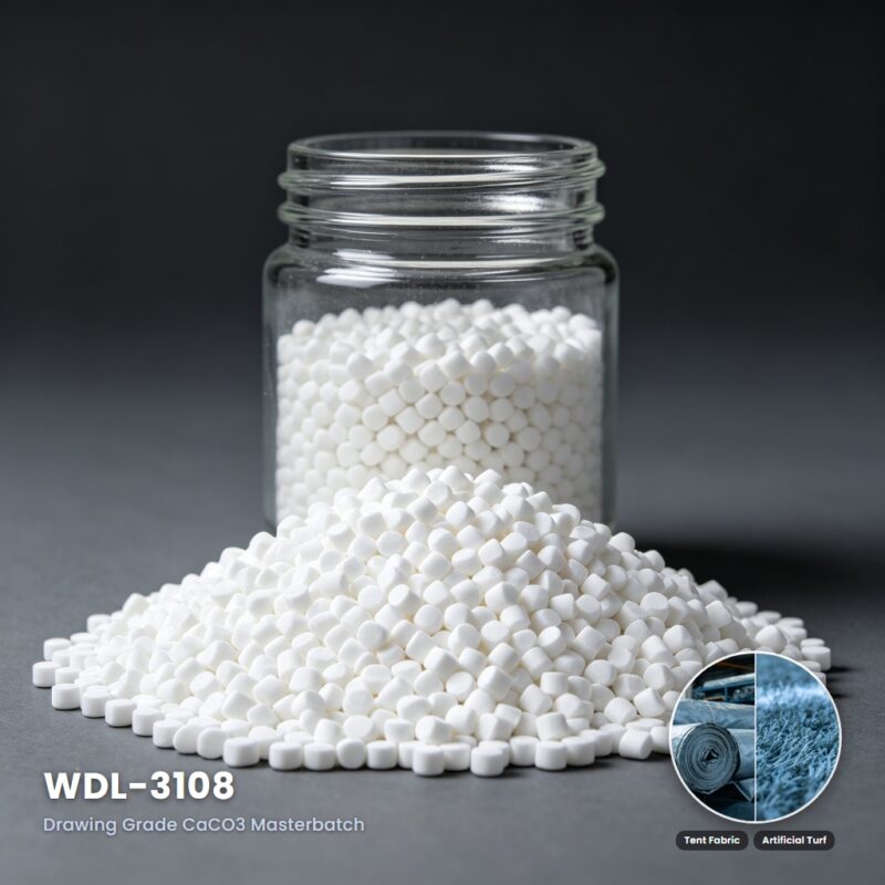 WDL-3108 Raffia-Grade Calcium Carbonate Masterbatch for High-Strength Film & Fiber