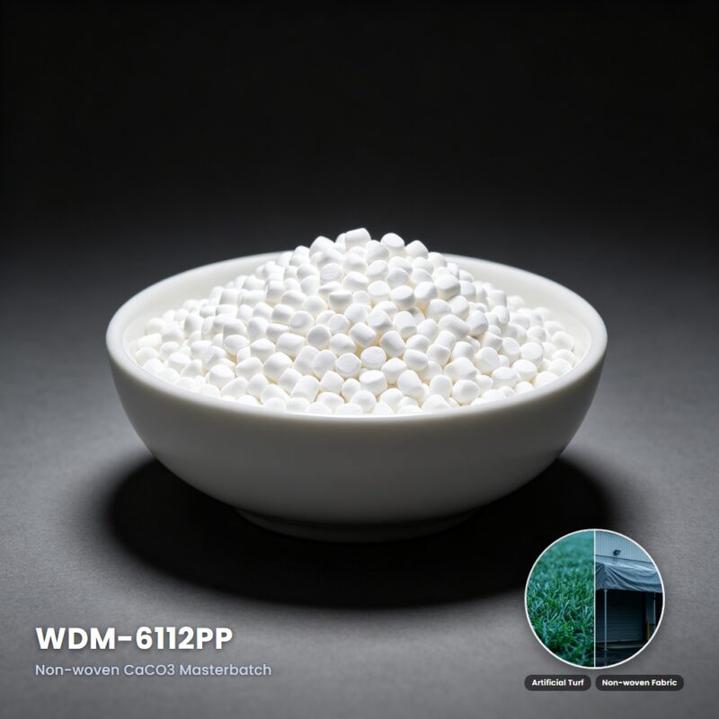 WDM-6112PP Nonwoven Fabric Grade Calcium Carbonate Masterbatch for Polypropylene