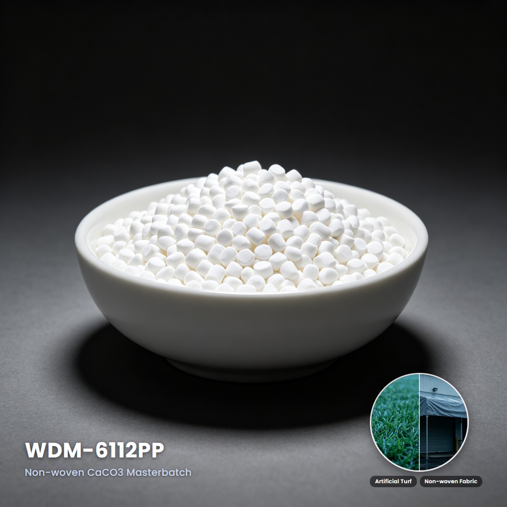 WDM-6112PP Nonwoven Fabric Grade Calcium Carbonate Masterbatch for Polypropylene