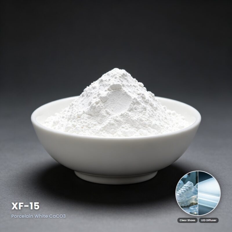 XF-15 Applied-Grade White Calcium Carbonate for Tough and Transparent Formulations