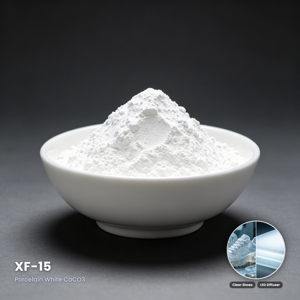 XF-15 Applied-Grade White Calcium Carbonate for Tough and Transparent Formulations