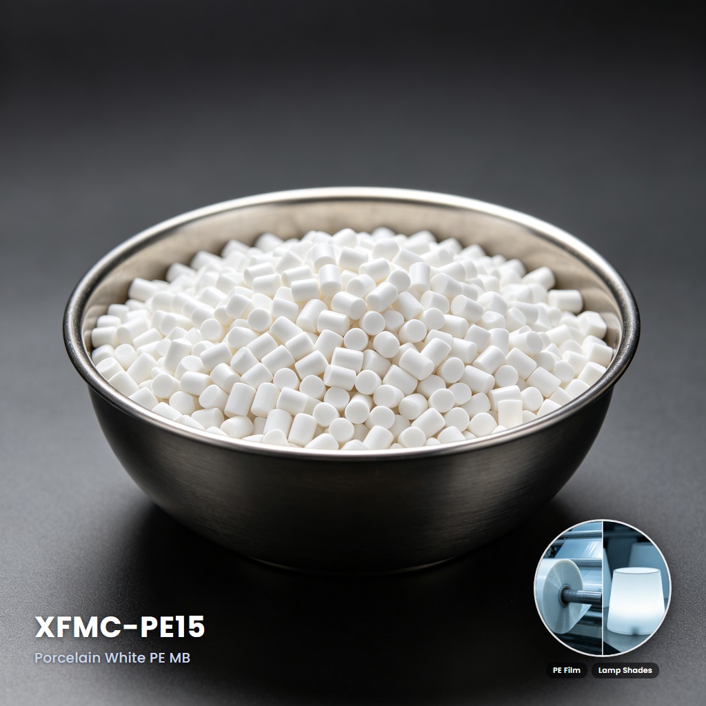 XFMC-PE15 High-Filler PE-Based Calcium Masterbatch for Film and Light Diffusion Applications