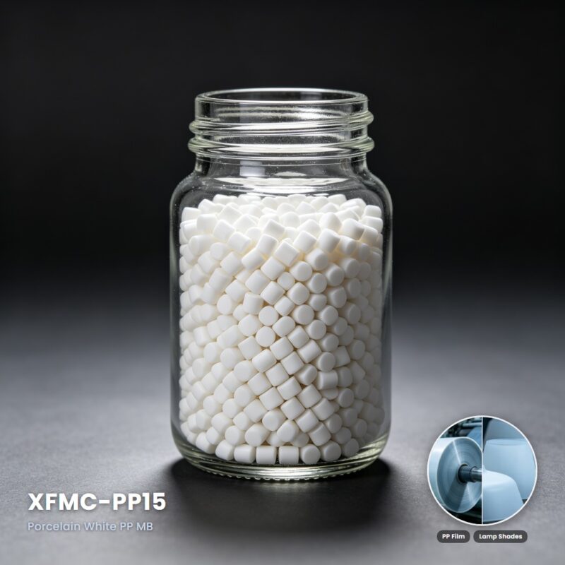 XFMC-PP15 High-Purity Calcium Masterbatch for PP Film and White Masterbatch