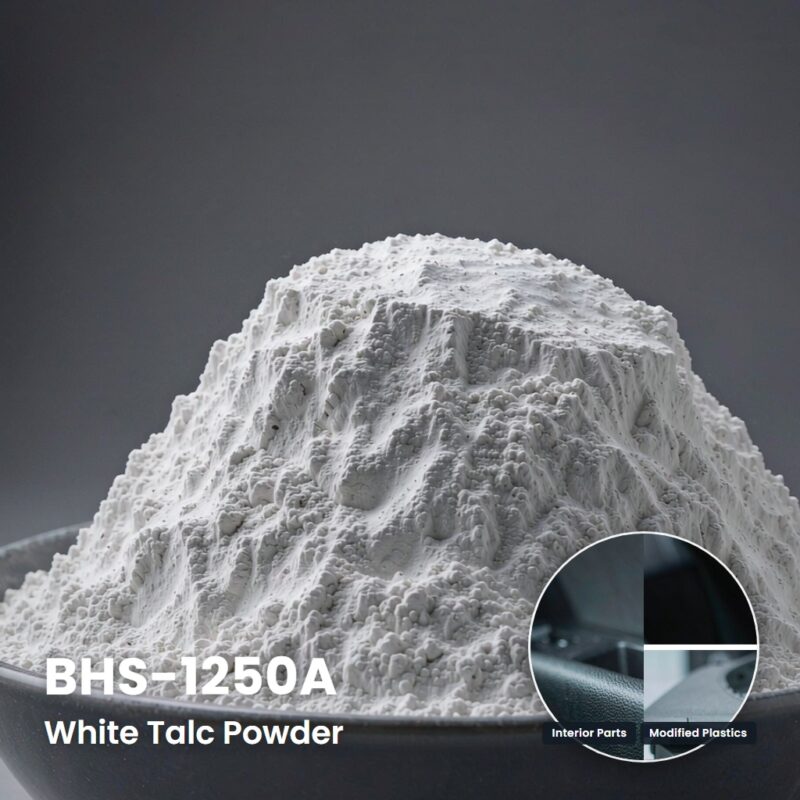 BHS-1250A High-Silica Talc Powder with Excellent Platelet Structure for Flame Retardant and Automotive Interiors