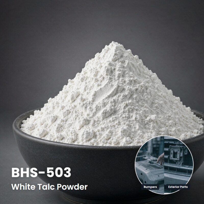 BHS-503 High-Silica Heat Resistant Talc with Excellent Fire Resistance and Light Blocking