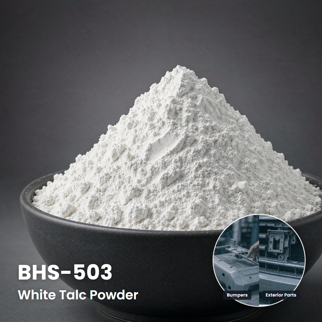 BHS-503 High-Silica Heat Resistant Talc with Excellent Fire Resistance and Light Blocking