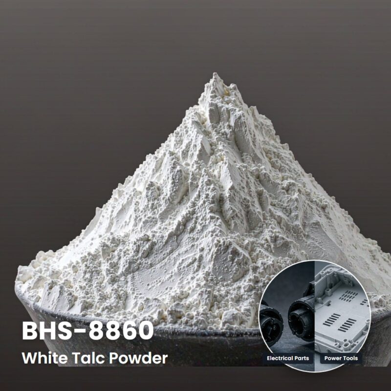 BHS-8860 Achromatic High-Whiteness Matting Talc Powder with Anti-Sedimentation and Flame Retardant Synergy