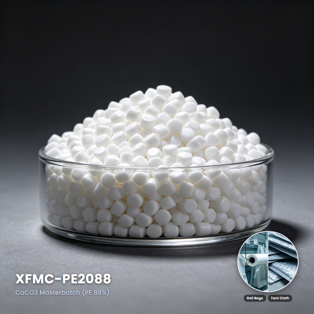 XFMC-PE2088 High-Purity Calcium Carbonate Masterbatch with Excellent Dispersion for PE/PP Applications