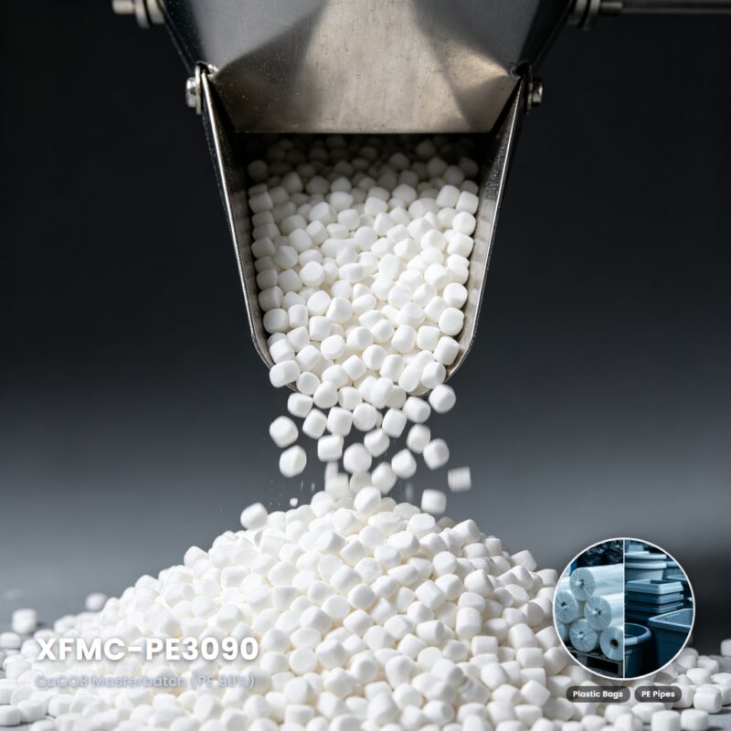 XFMC-PE3090 Affordable High-Filler Calcium Carbonate Masterbatch for PE with Cost Efficiency