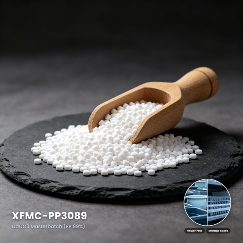 XFMC-PP3089 High-Filler PP Masterbatch with Excellent Whiteness & Processing Compatibility