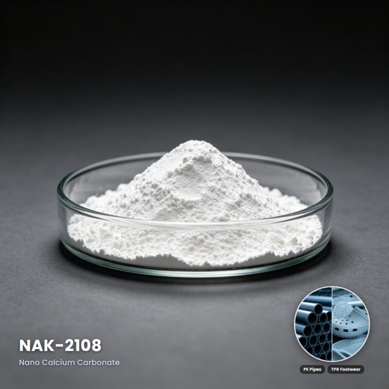 NAK-2108 Nano Calcium Carbonate for High Toughness and Ultra Dispersion in Polyolefins and TPEs