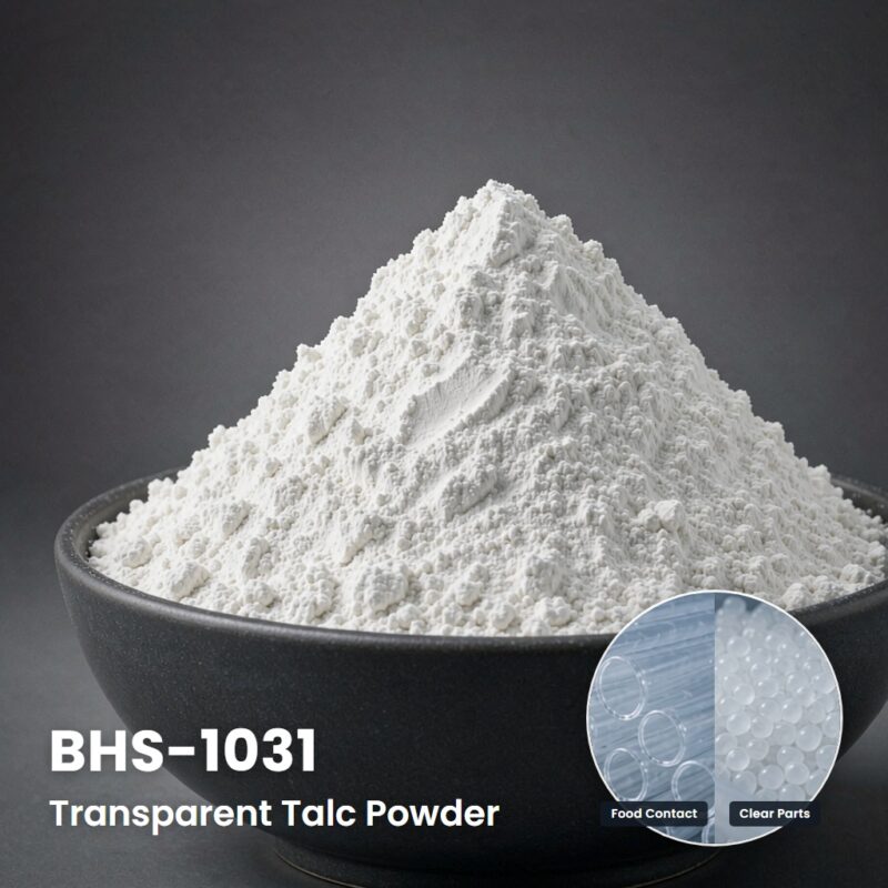 BHS-1031 High-Purity Talc Powder (325 Mesh) for High Transparency and Heat Resistance