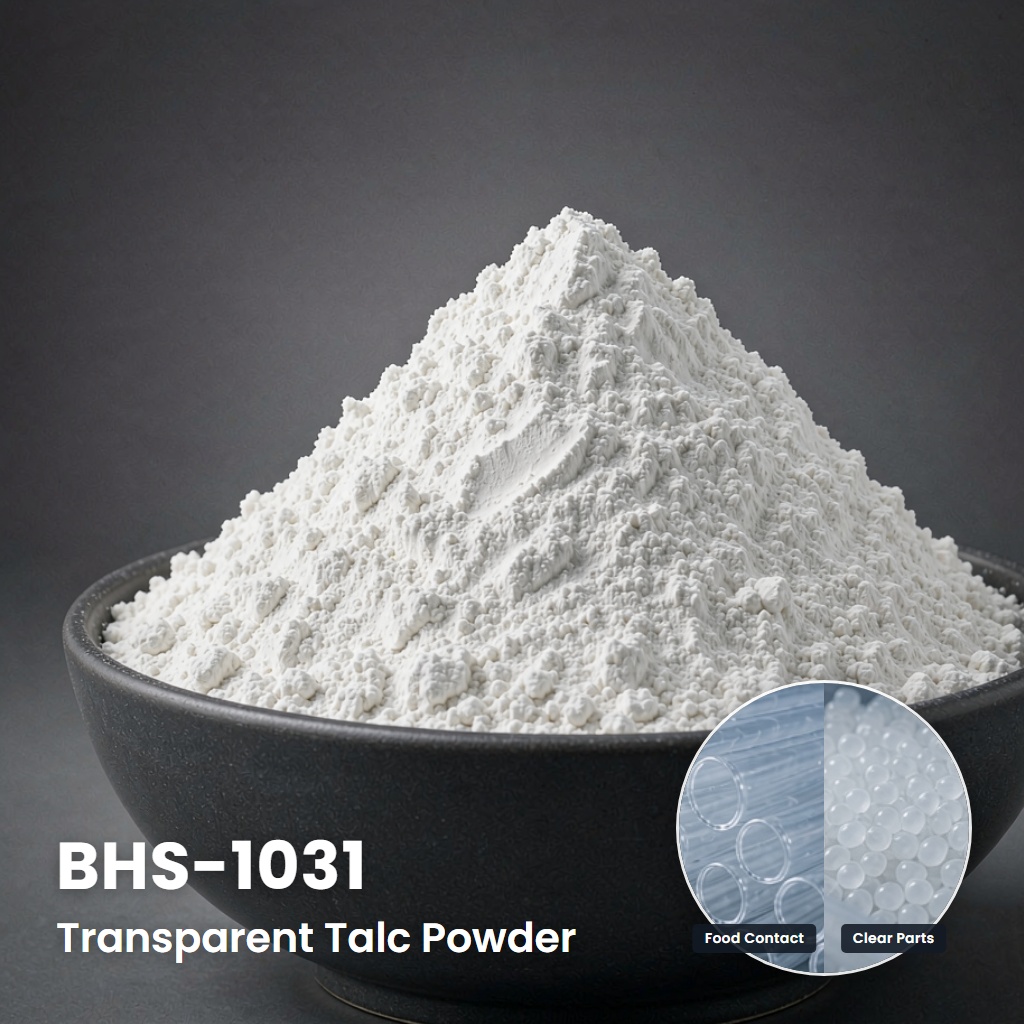 BHS-1031 High-Purity Talc Powder (325 Mesh) for High Transparency and Heat Resistance