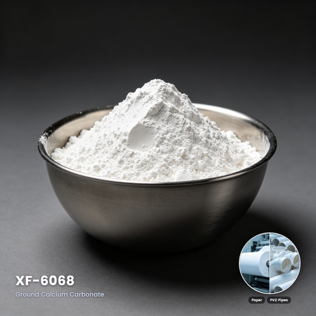 XF-6068 Ultra-Fine Calcium Carbonate for High-Gloss & Tough Transparent Plastics