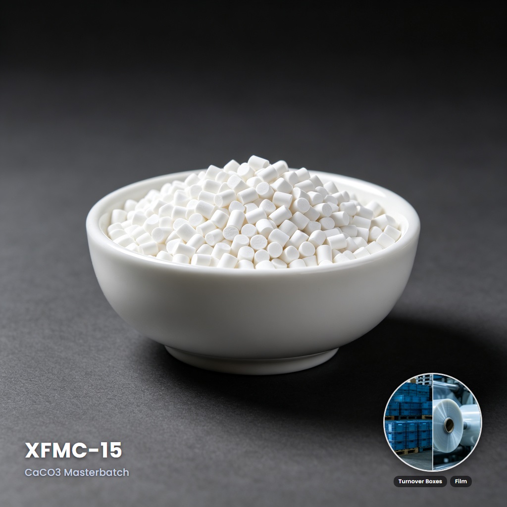 XFMC-15 High-Filling Calcium Masterbatch with Excellent Flow and Gloss